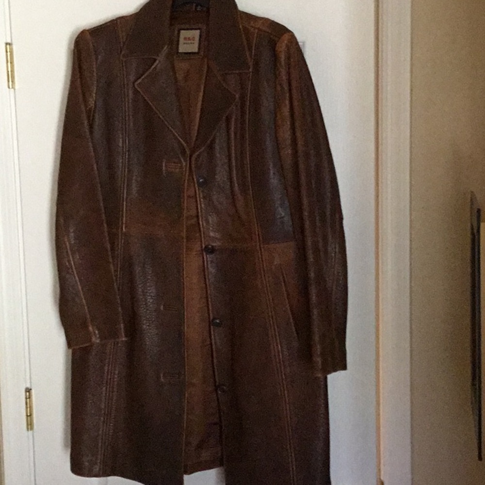 Beautiful “Tuxedo” style leather jacket